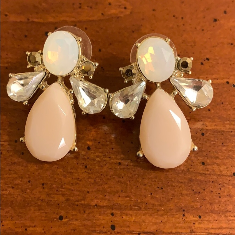 Crystal beaded earrings